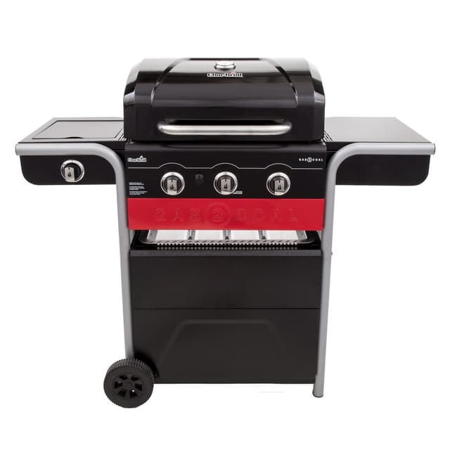 Char-Broil Gas2Coal 330 Hybrid 3-Burner BBQ
