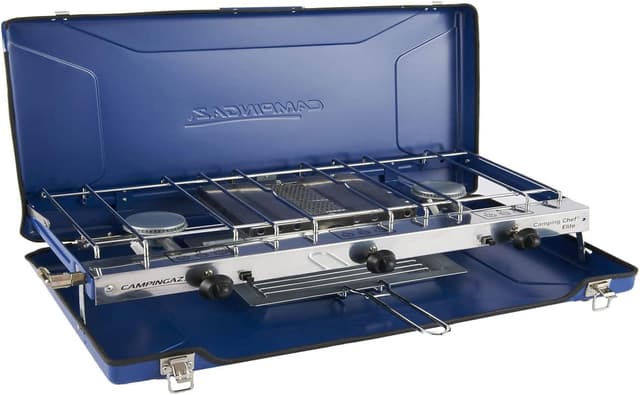 Campingaz Chef Folding Double Burner Stove and Grill