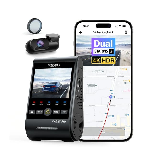 VIOFO A229 Pro 4K HDR 2CH Dash Cam