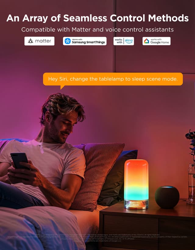 Govee Table Lamp 2 RGBICWW
