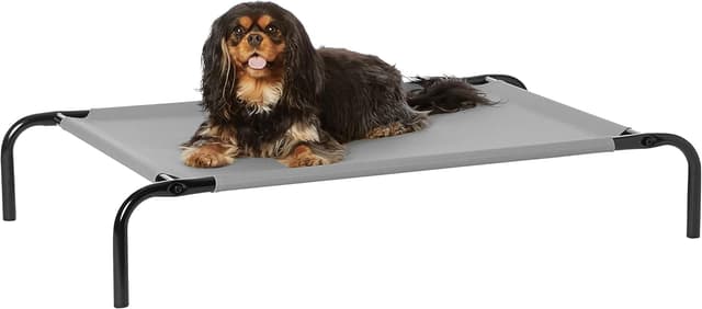 Amazon Basics Elevated Cooling Dog Bed