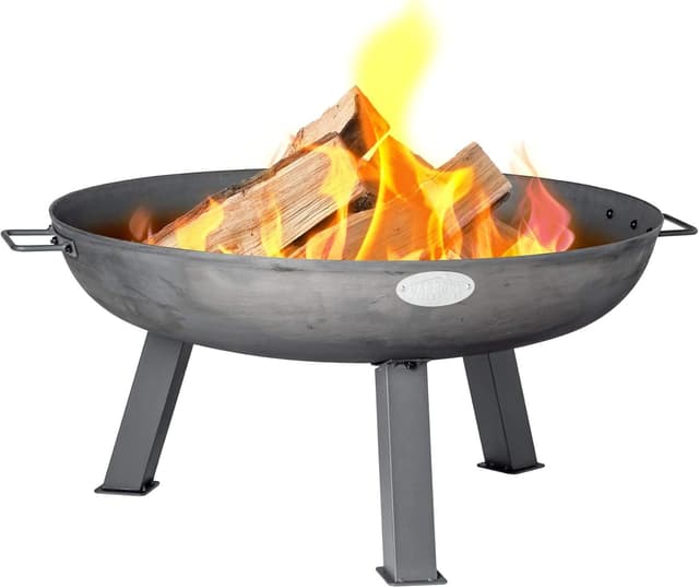 Harbour Housewares 75cm Cast Iron Fire Pit