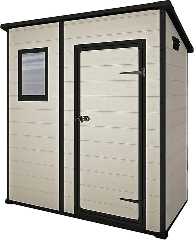 Keter Manor Pent 6x4ft Single Door Garden Shed