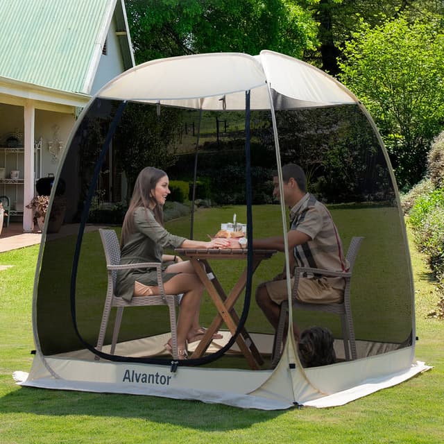 Alvantor Pop Up Screen House Gazebo with Mosquito Netting