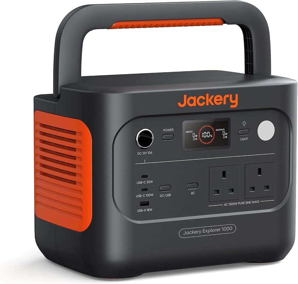 Jackery Explorer 1000 v2 Portable Power Station — our top pick
