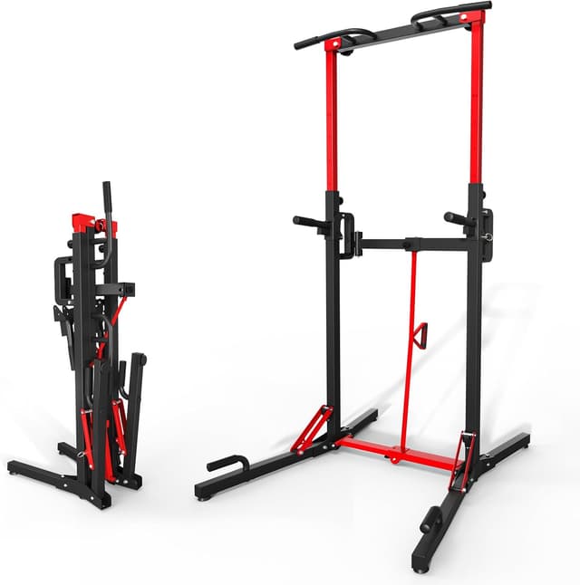 ONETWOFIT Pull Up Bar Station Foldable Power Tower