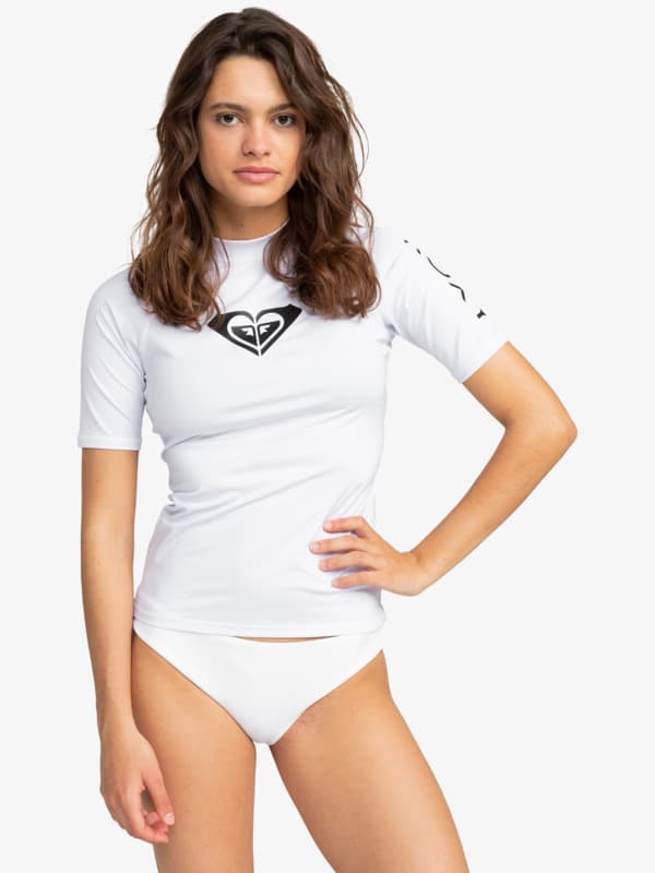 Roxy Whole Hearted Short Sleeve Rashguard