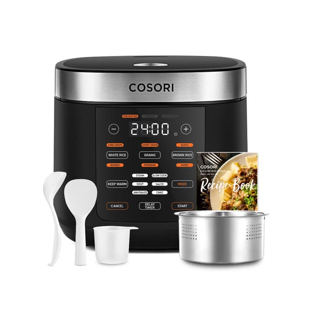 COSORI Rice Cooker Slow Cooker and Steamer 5L 17 Functions