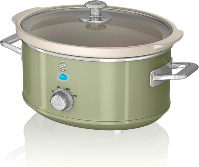 Swan Retro 3.5L Slow Cooker SF17021GN