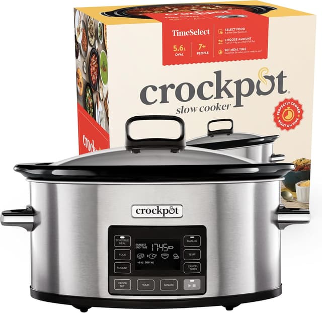 Crock-Pot TimeSelect Digital Slow Cooker 5.6L CSC066