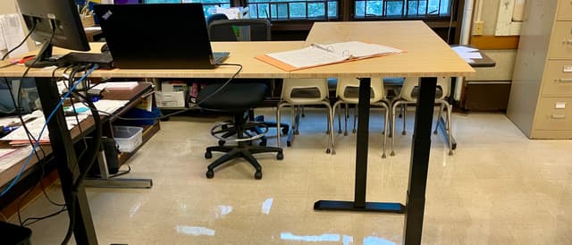 FlexiSpot L-Shaped 4-Leg Electric Standing Desk 160x110cm