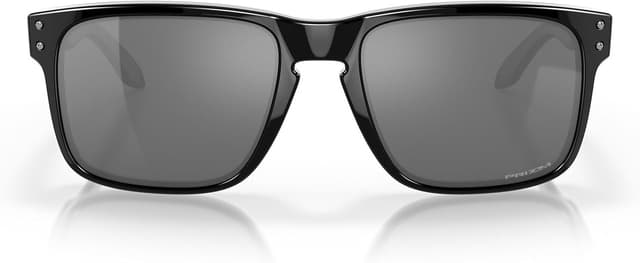 Oakley Holbrook OO9102 Square Sunglasses (Polished Black/Prizm Grey)