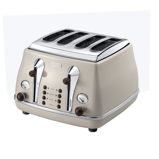 De'Longhi Icona Vintage 4-Slice Toaster CTOV4003BG