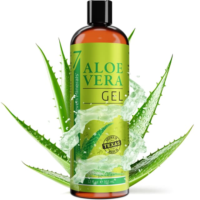 Seven Minerals Organic Aloe Vera Gel (355ml)