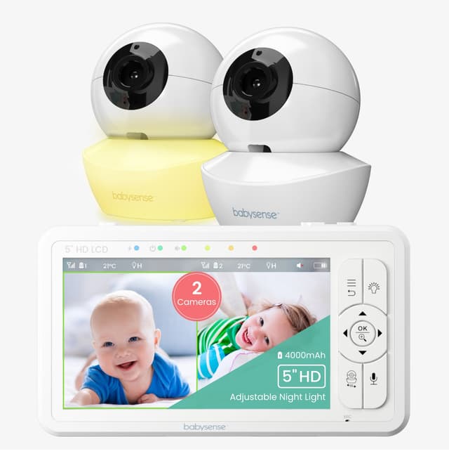 Babysense HDS2 Split-Screen Baby Monitor