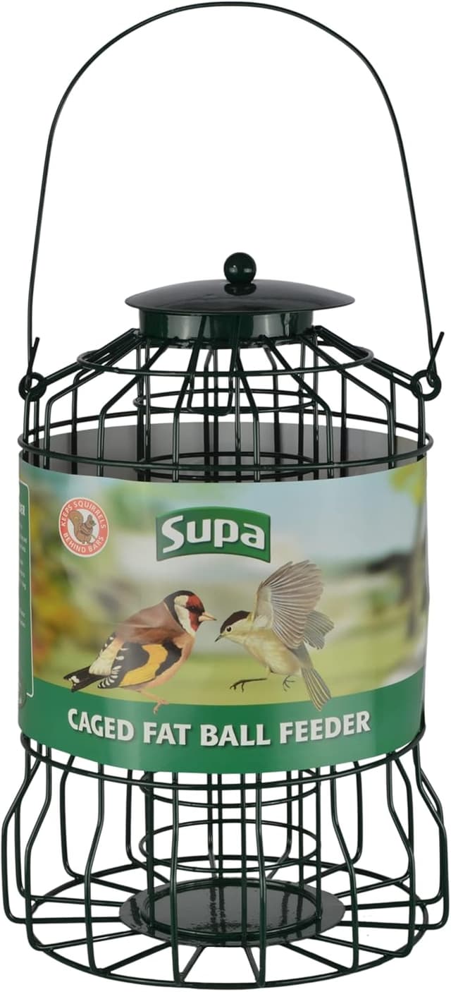Supa Caged Fat Ball Wild Bird Feeder