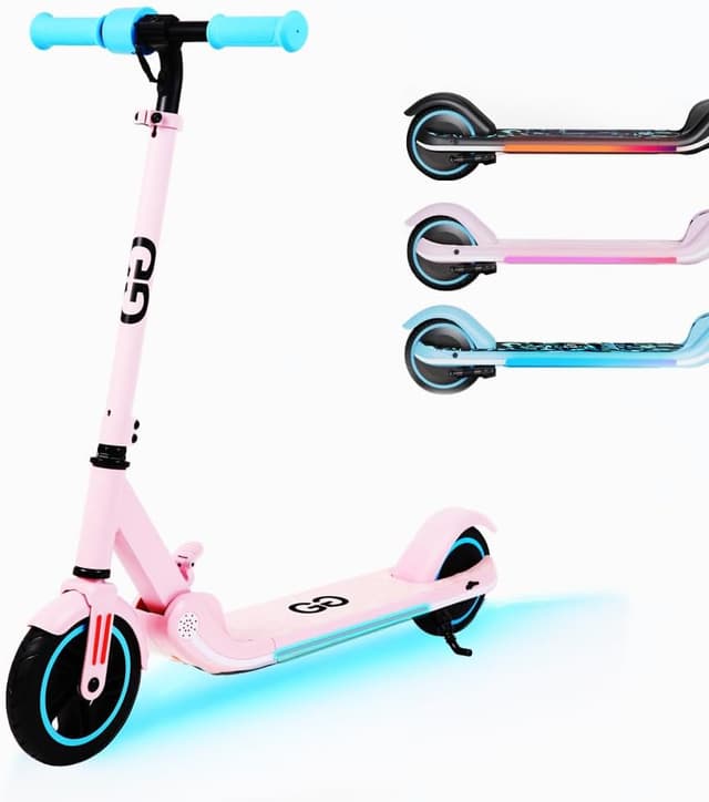 X1 Kids Electric Scooter 150W with LED Rainbow Lights