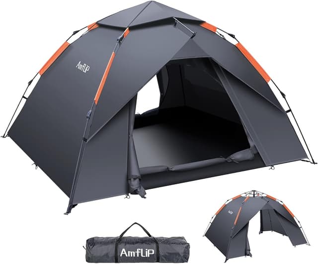 Amflip Automatic 3 Man Instant Pop Up Tent