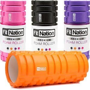 Fit Nation Foam Roller with Exercise Book