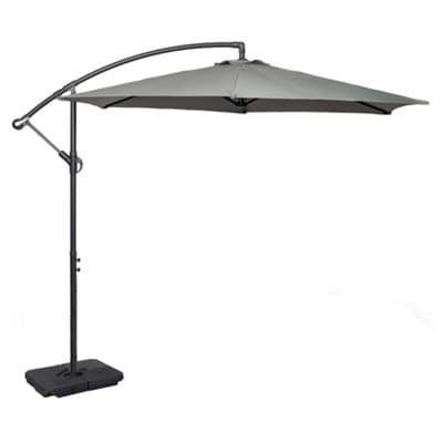 GardenCo 3m Cantilever Banana Parasol with Base and Cover
