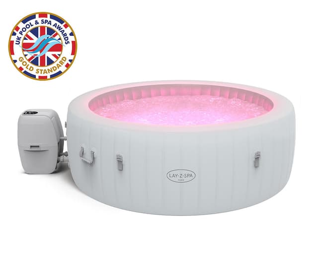 Lay-Z-Spa Paris AirJet 4-6 Person with LED Lights