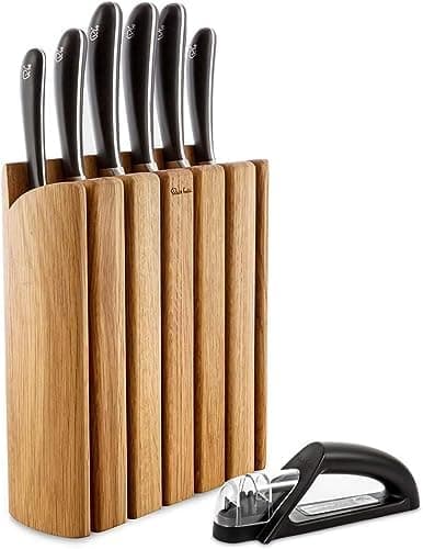 Robert Welch Signature Book Oak Knife Block Set 7-Piece