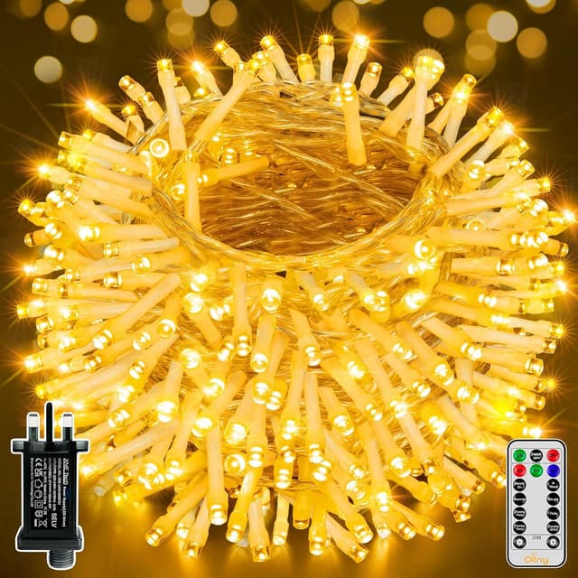 Ollny Fairy Lights, 80m 800 LED Outdoor Mains Powered