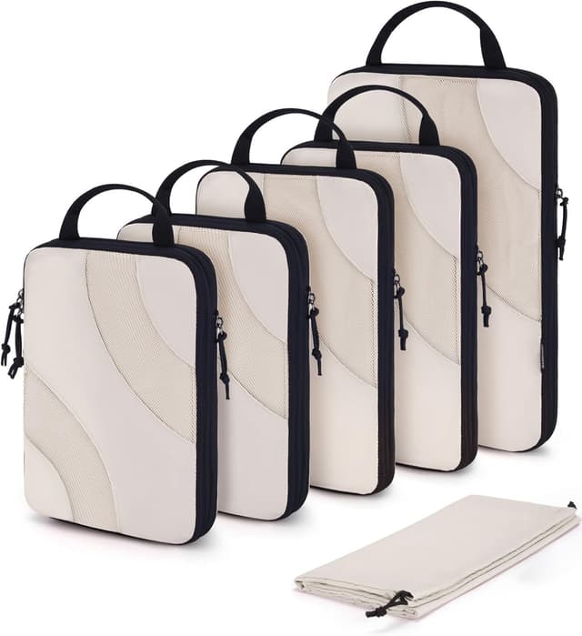 BAGSMART Compression Packing Cubes 6 Set