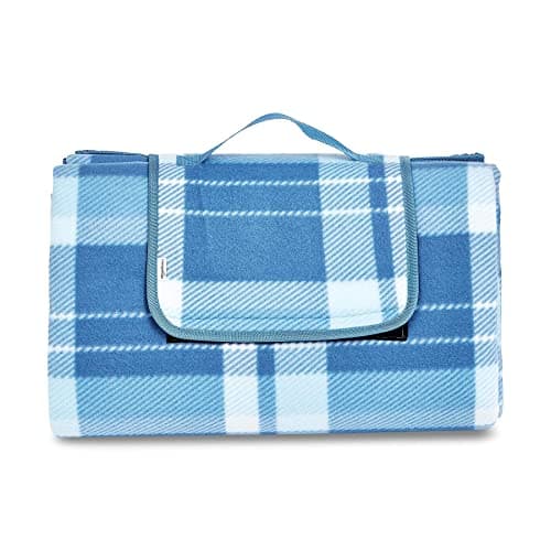 Amazon Basics Picnic Blanket with Waterproof Backing 200x200cm
