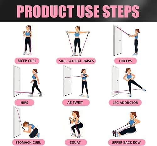 WHATAFIT Resistance Bands Set with Handles
