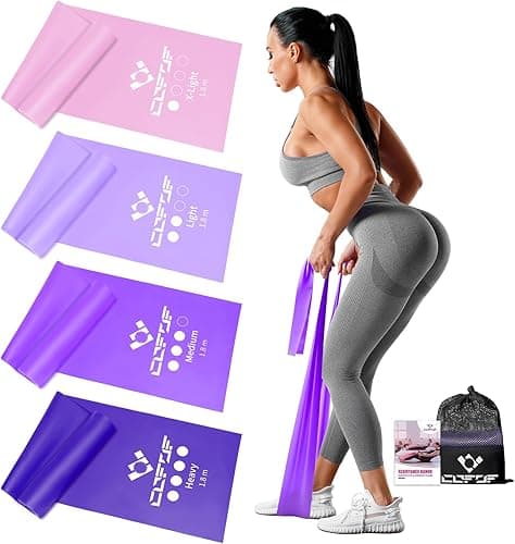 COFOF Resistance Bands (4 Levels Flat Stretch Bands)