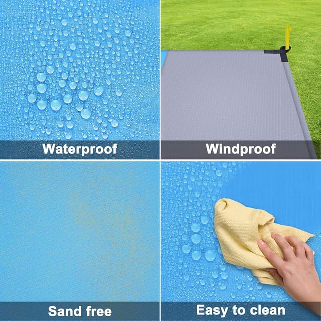 OUGEP Sandproof Beach Blanket