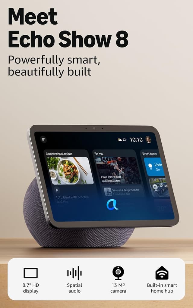 Amazon Echo Show 8 (Newest Gen, 2025)
