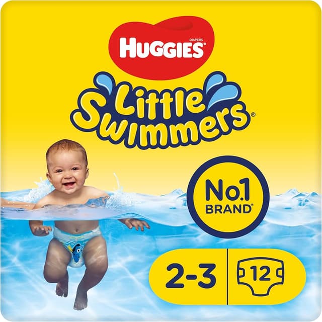 Huggies Little Swimmers Swim Nappies, Size 2-3