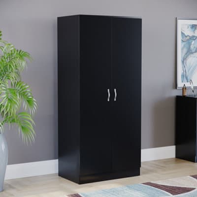 Vida Designs Riano 2 Door Wardrobe Black