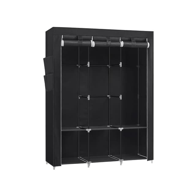 SONGMICS Portable Wardrobe with 3 Hanging Rails RYG092B02