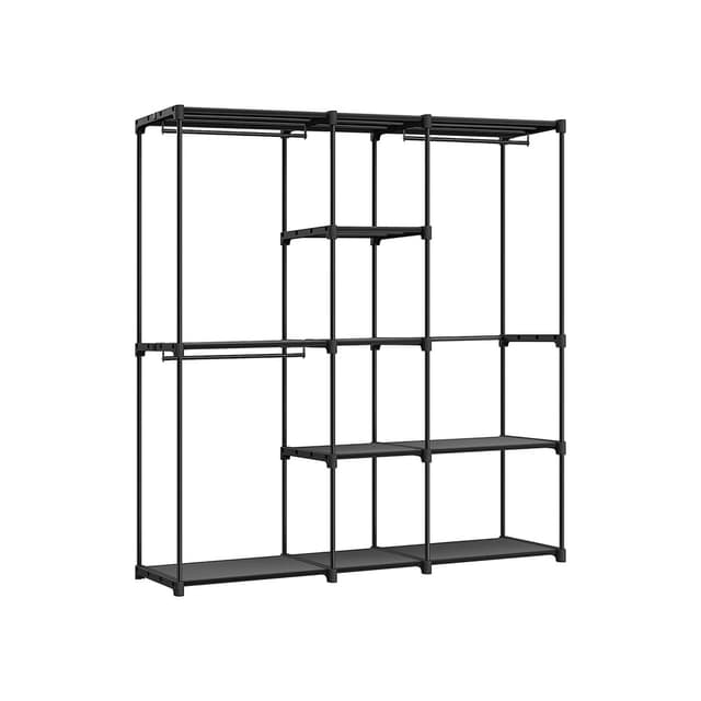 SONGMICS Portable Open Wardrobe Freestanding Clothes Rack RYG037B02