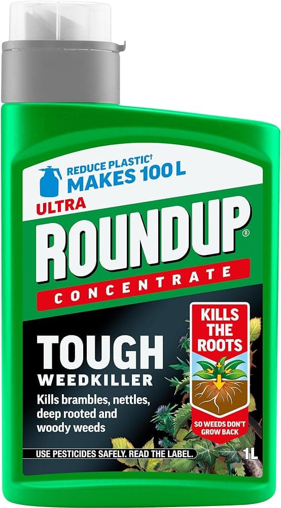 Roundup Tough Weedkiller Concentrate 1L