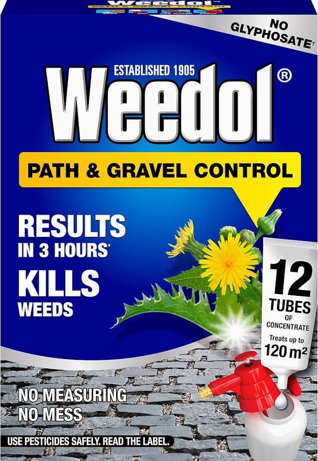 Weedol Path Weed Killer Liquid Concentrate, 12 Tubes